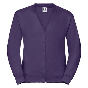 Russell R273M - Sweatshirt Cardigan Adults Purple
