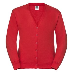 Russell R273M - Sweatshirt Cardigan Adults Bright Red