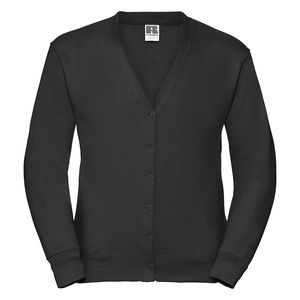 Russell R273M - Sweatshirt Cardigan Adults Black