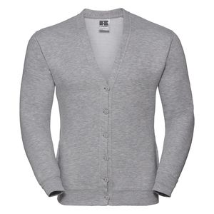 Russell R273M - Sweatshirt Cardigan Adults Light Oxford