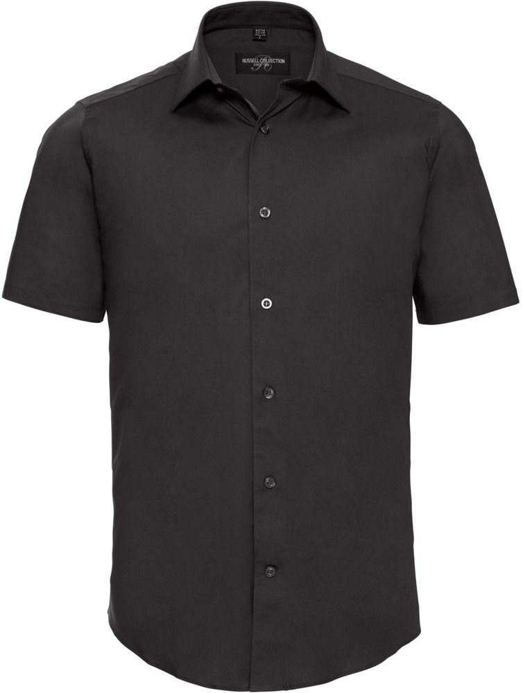 Russell Collection R947M - Easy Care Fitted Short Sleeve Shirt Mens