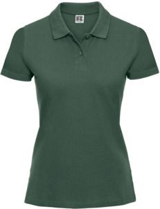 Russell R569F - Classic Cotton Polo Ladies Bottle Green