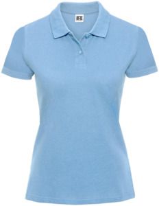 Russell R569F - Classic Cotton Polo Ladies Sky Blue