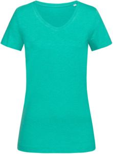 Stedman ST9510 - Sharon Slub V-Neck T-Shirt Bahama Green
