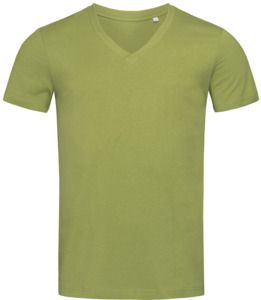 Stedman ST9210 - Green Urban James Organic V-Neck T-Shirt Mens Earth Green