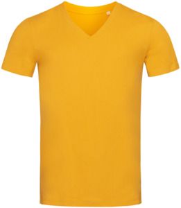 Stedman ST9210 - Green Urban James Organic V-Neck T-Shirt Mens Indian Yellow