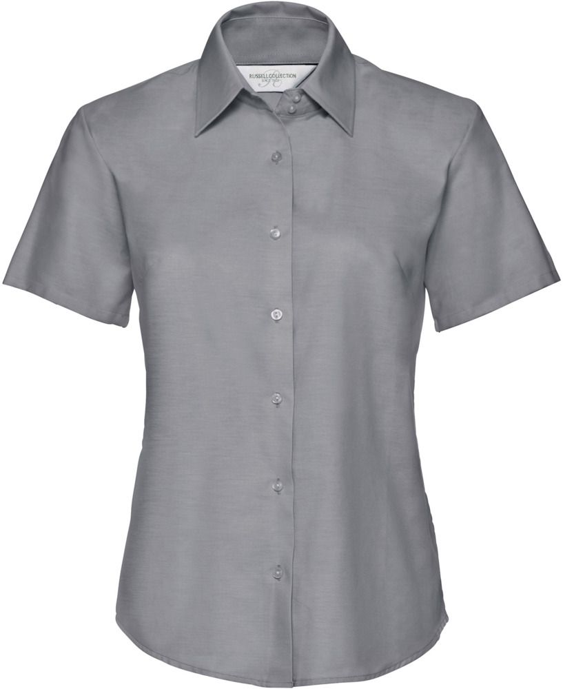 Russell Collection R933F - Ladies Oxford Short Sleeve Shirt 135gm