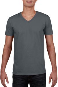 Gildan G64V00 - Softstyle Ringspun Cotton T-Shirt V-Neck Charcoal