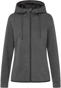 Stedman ST5940 - Recycled Hooded Scuba Jacket Ladies Anthra Heather