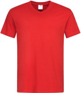 Stedman ST2300 - Classic V-Neck T-Shirt 155gm Scarlet Red