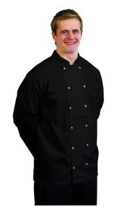 BonChef B101 - Danny Long Sleeve Chef Jacket Unisex Black