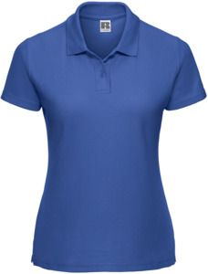 Russell R539F - Classic PolyCotton Ladies Polo 215gm Bright Royal