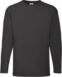 Fruit Of The Loom F61038 - Long Sleeve Valueweight Black