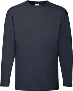 Fruit Of The Loom F61038 - Long Sleeve Valueweight Deep Navy