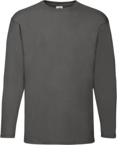 Fruit Of The Loom F61038 - Long Sleeve Valueweight Light Graphite
