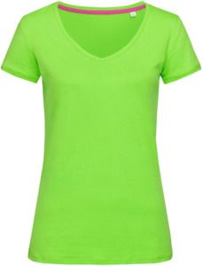 Stedman ST9130 - Megan V-Neck Ladies T-Shirt Green Flash