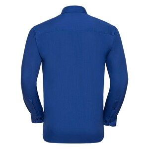 Russell Collection R934M - Mens Poplin Shirts Long Sleeve 110gm Bright Royal