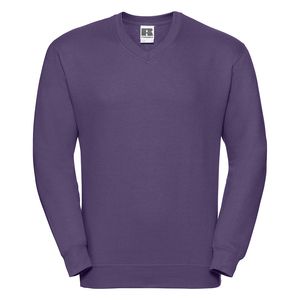 Russell R272M - V-Neck Sweatshirt Adult Purple