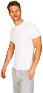 Absolute Apparel AA501 - Thermal Short Sleeve T White