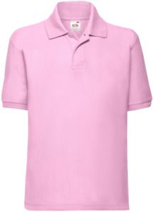 Fruit Of The Loom F63417 - Polo 65/35 Kids Light Pink