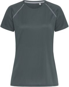 Stedman ST8130 - Sports Team Raglan T-Shirt Ladies Granite Grey