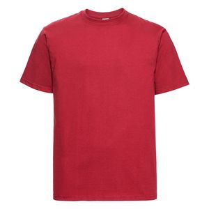 Russell R215M - Classic Heavyweight Ringspun T-Shirt Classic Red