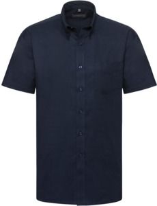 Russell Collection R933M - Mens Oxford Shirt Short Sleeve 135gm Bright Navy