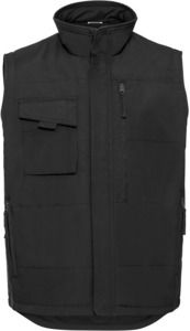 Russell R014M - Heavy Duty Workwear Gilet Black