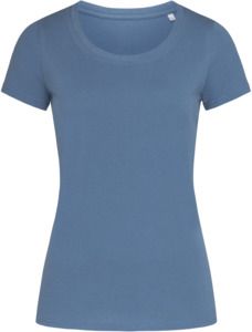 Stedman ST9300 - Green Urban Janet Organic Crew Neck T-Shirt Ladies Denim Blue