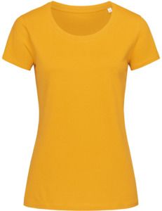 Stedman ST9300 - Green Urban Janet Organic Crew Neck T-Shirt Ladies Indian Yellow