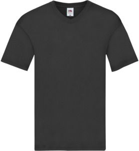 Fruit Of The Loom F61426 - Original V-Neck T-Shirt Black