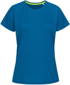 Stedman ST8500 - Sports Raglan Mesh Ladies T-Shirt King Blue
