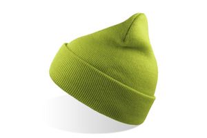 Atlantis ACWIND - Wind Beanie With Turn Up Double Skin Lime