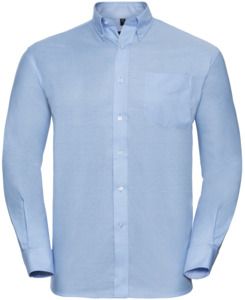 Russell Collection R932M - Mens Oxford Shirt Long Sleeve 135gm Oxford Blue