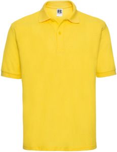 Russell R539M - Classic PolyCotton Polo 215gm Yellow