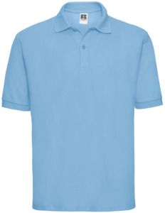 Russell R539M - Classic PolyCotton Polo 215gm Sky Blue