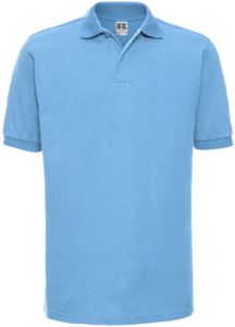 Russell R599M - Hardwearing Polycotton Polo Mens Sky Blue