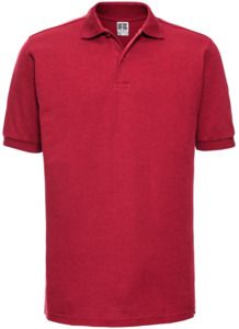 Russell R599M - Hardwearing Polycotton Polo Mens Classic Red