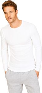 Absolute Apparel AA502 - Thermal Long Sleeve T White