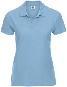 Russell R577F - Ultimate Cotton Polo Ladies Sky Blue