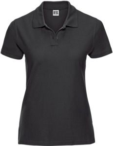Russell R577F - Ultimate Cotton Polo Ladies Black