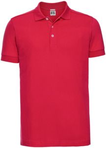 Russell R566M - Stretch Polo Mens Classic Red