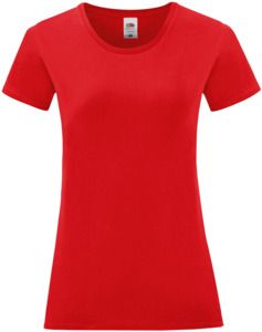 Fruit Of The Loom F61432 - Iconic 150 T-Shirt Ladies Red