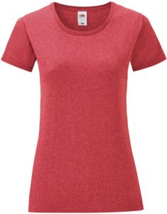 Fruit Of The Loom F61432 - Iconic 150 T-Shirt Ladies Heather Red