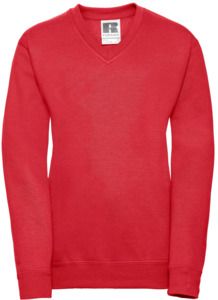 Russell Jerzees Schoolgear R272B - V-Neck Sweatshirt Kids Bright Red