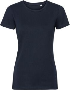 Russell Pure Organic R108F - Pure Organic T-Shirt Ladies French Navy