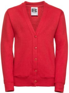 Russell Jerzees Schoolgear R273B - Sweatshirt Cardigan Kids Bright Red