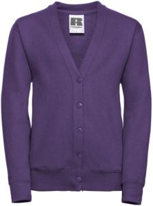 Russell Jerzees Schoolgear R273B - Sweatshirt Cardigan Kids Purple