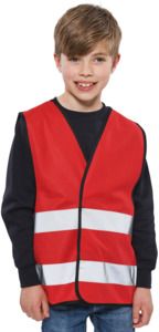Korntex KXW - High Visibility Safety Vest Kids Red