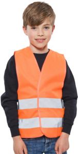 Korntex KXW - High Visibility Safety Vest Kids Orange